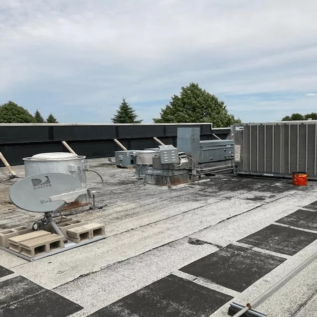 before roof replacement